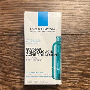 La Roche-Posay Effaclar Salicylic Acid Acne Treatment - Blue and White